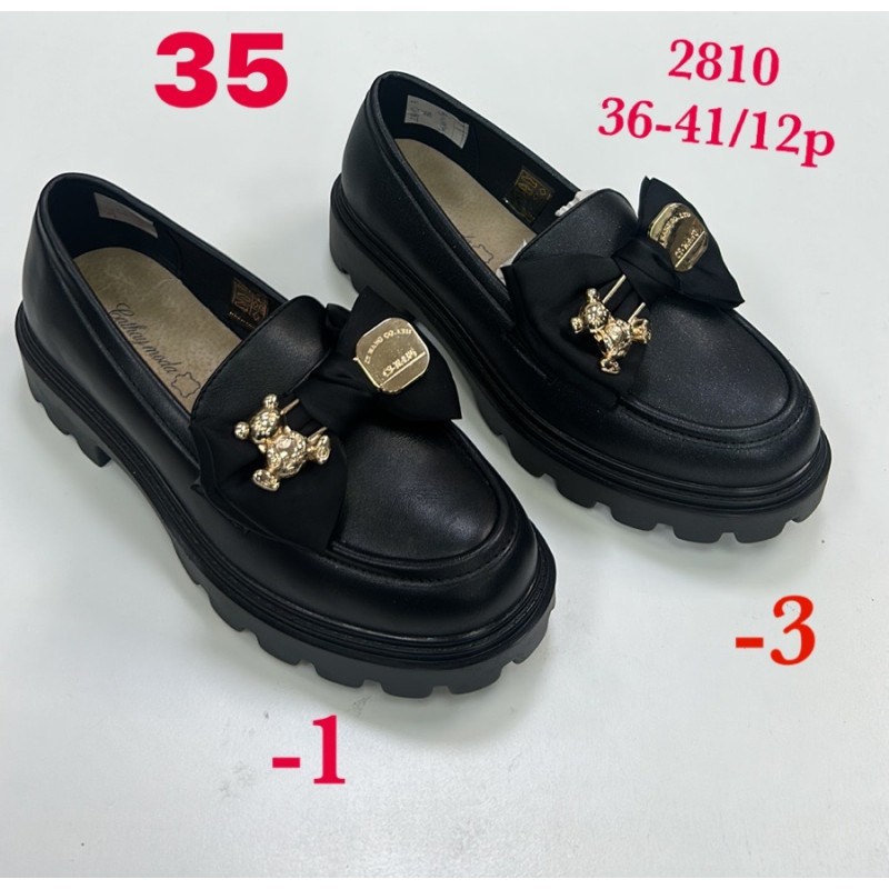 Buty Półbuty DAMSKIE  (36-41,12par)Kolor Jak na zdzięciu