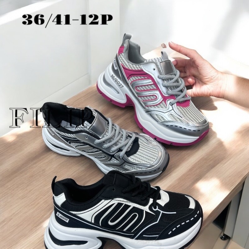 Buty Sportowe DAMSKIE (36-41,12par)Kolor Jak na zdzięciu