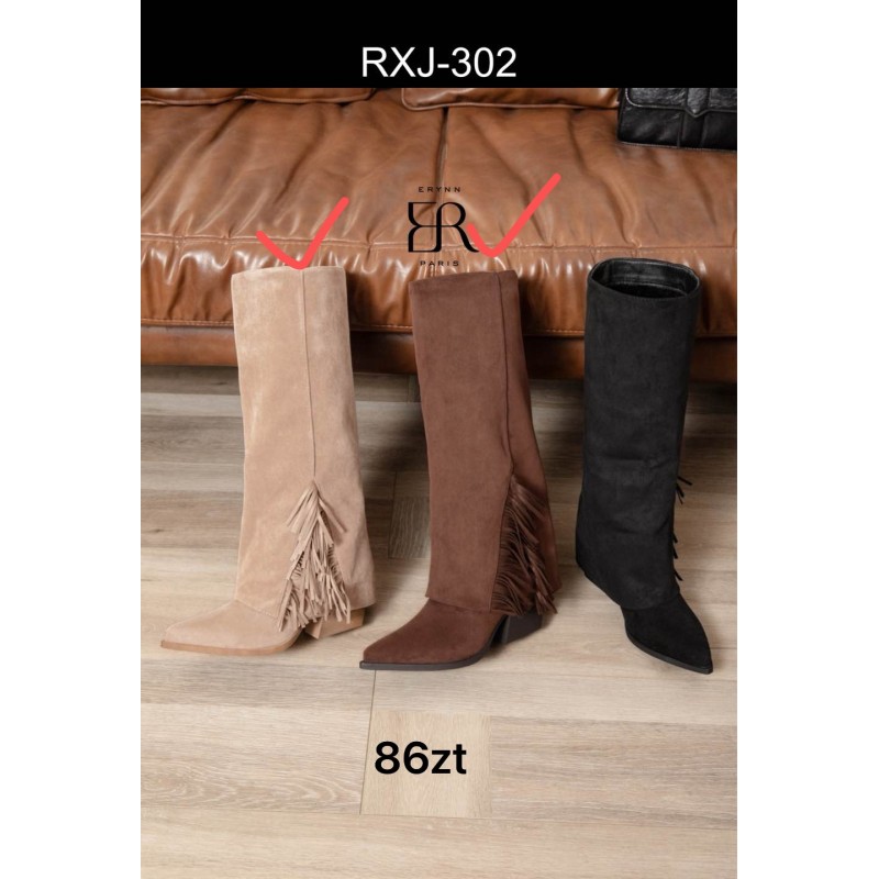 Buty Botki DAMSKIE (36-41,12par)Kolor Jak na zdzięciu