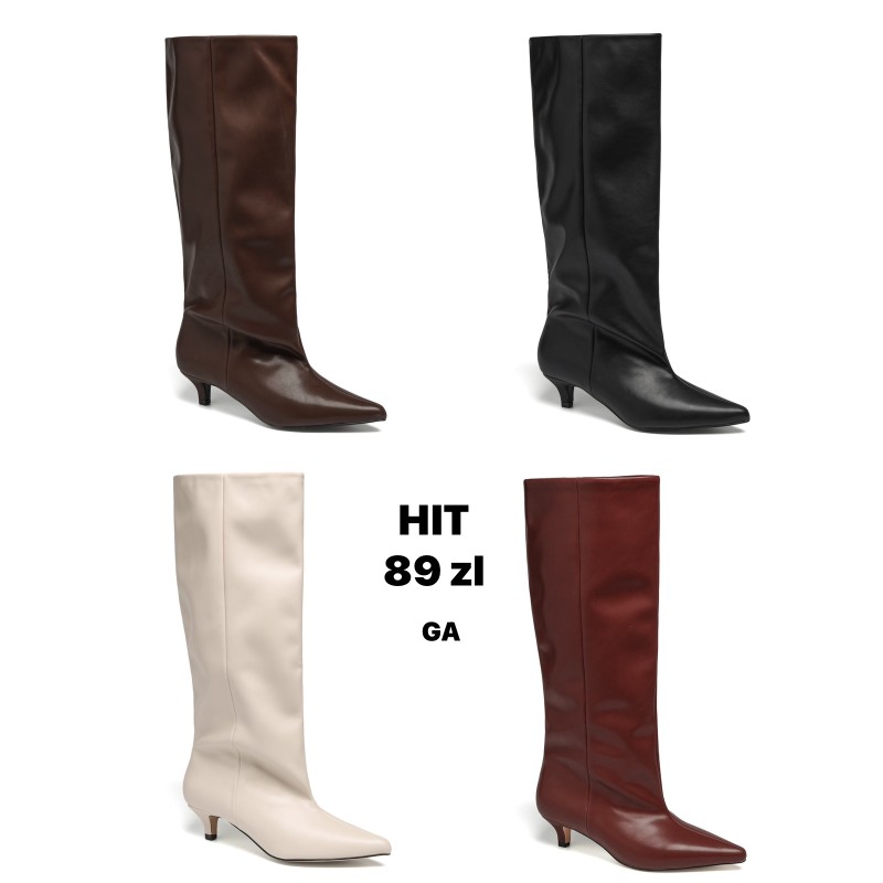 Buty Botki DAMSKIE (36-41,12par)Kolor Jak na zdzięciu