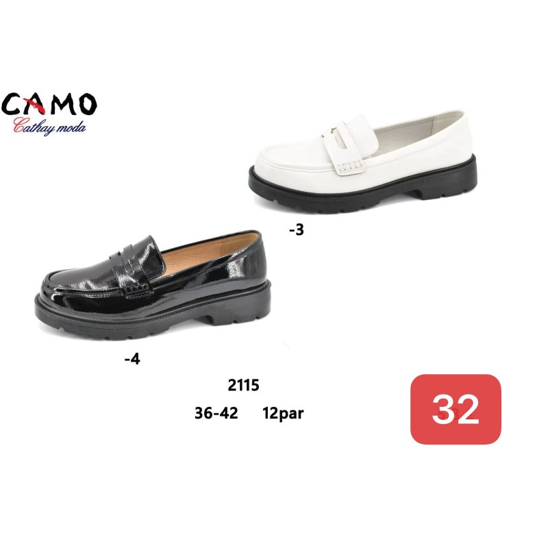 Buty Półbuty DAMSKIE (36-42,12par)Kolor Jak na zdzięciu