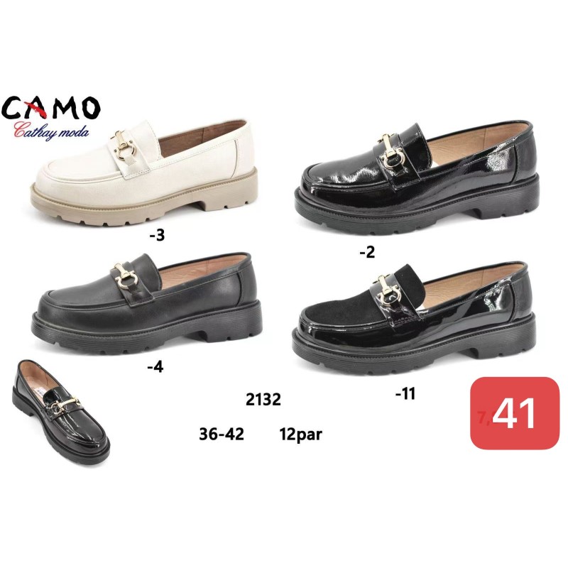Buty Półbuty DAMSKIE (36-42,12par)Kolor Jak na zdzięciu