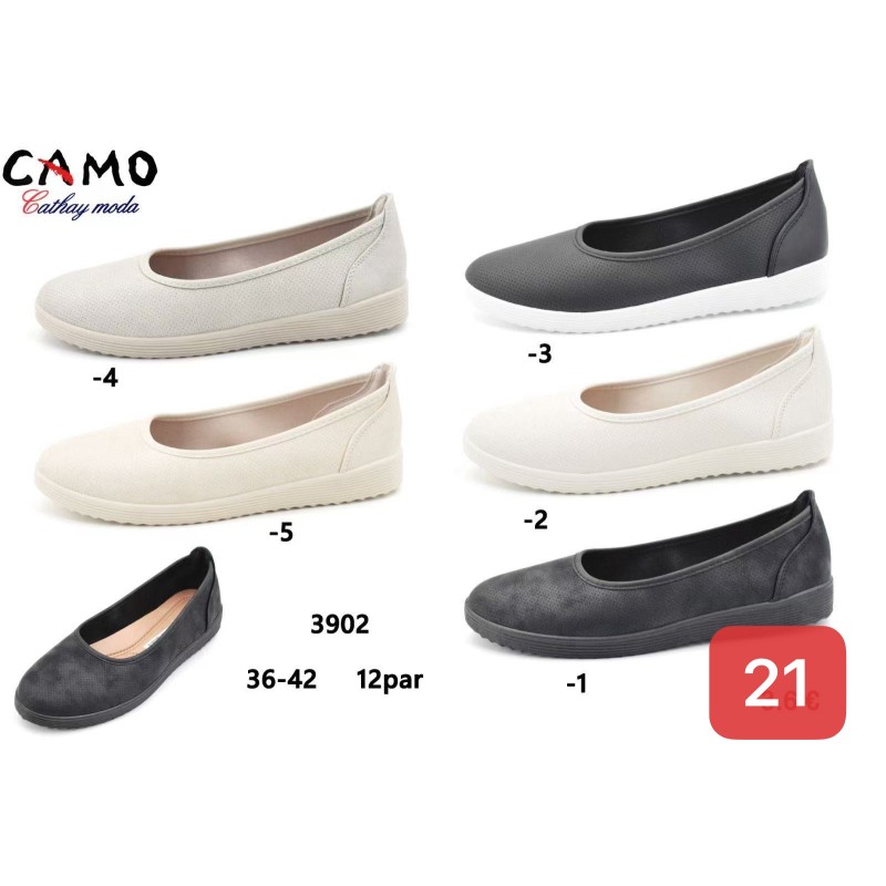 Buty Półbuty DAMSKIE (36-42,12par)Kolor Jak na zdzięciu