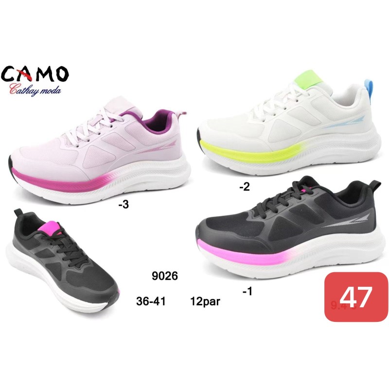 Buty Sportowe DAMSKIE (36-41,12par)Kolor Jak na zdzięciu