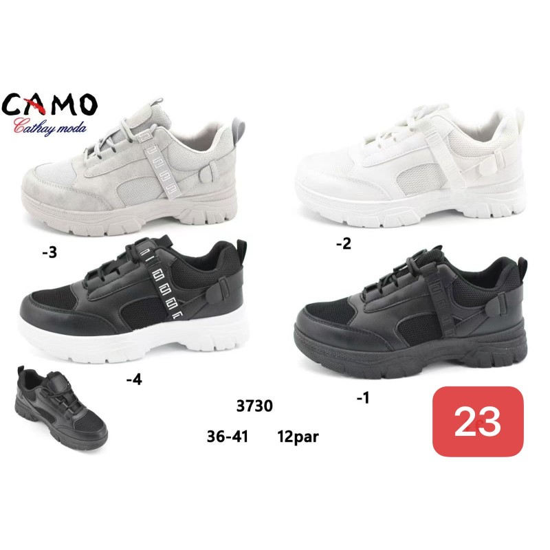 Buty Sportowe DAMSKIE (36-41,12par)Kolor Jak na zdzięciu