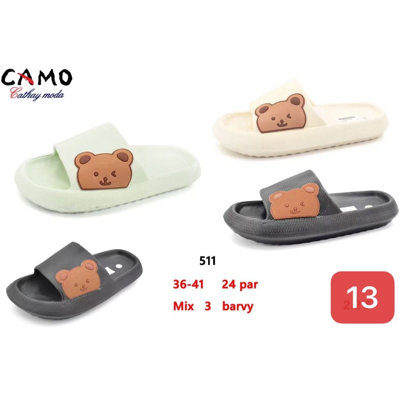 Buty Klapki DAMSKIE (36-41,24par)Kolor Jak na zdzięciu