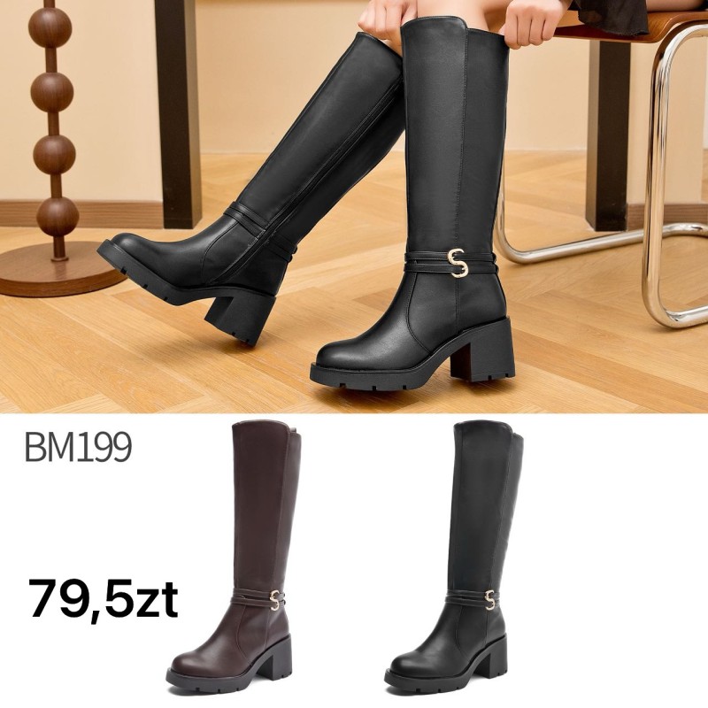 Buty Botki DAMSKIE (36-41,12par)Kolor Jak na zdzięciu