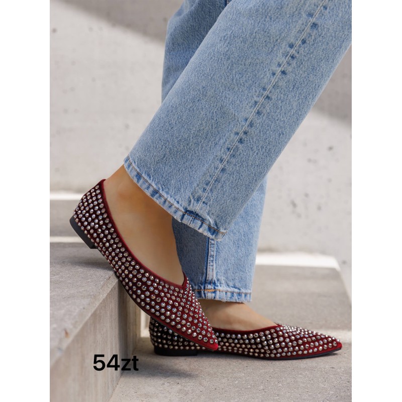 Buty Baleriny DAMSKIE (36-41,12par)Kolor Jak na zdzięciu