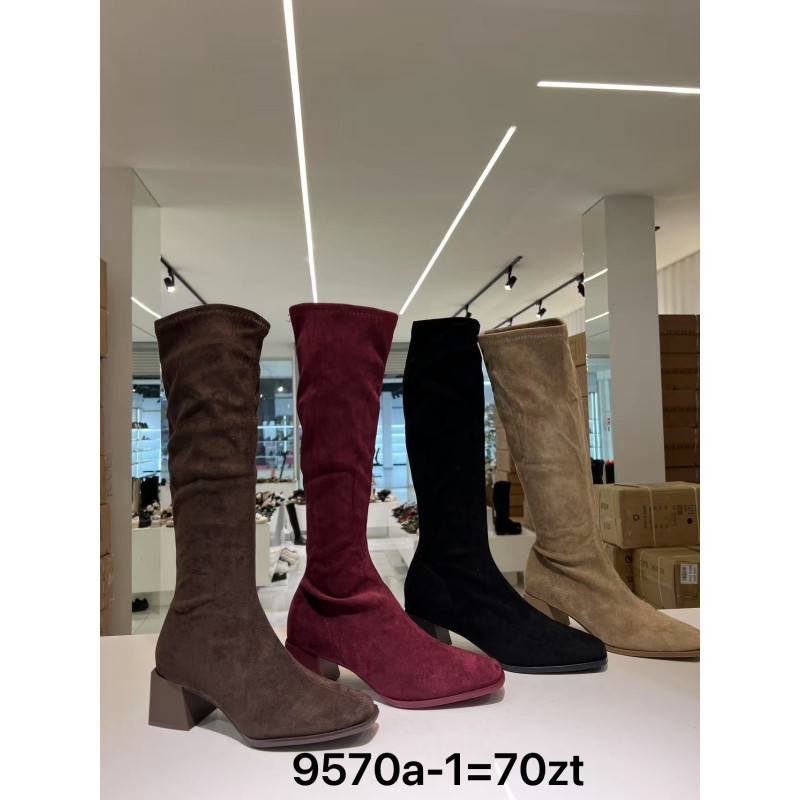 Buty Botki DAMSKIE (36-41,12par)Kolor Jak na zdzięciu