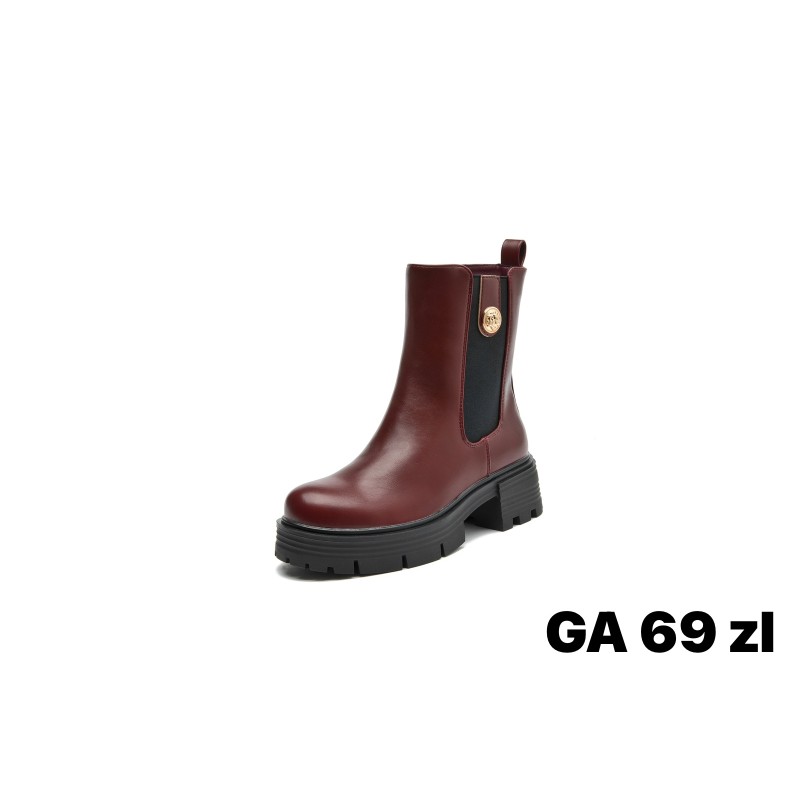 Buty Botki DAMSKIE (36-41,12par)Kolor Jak na zdzięciu