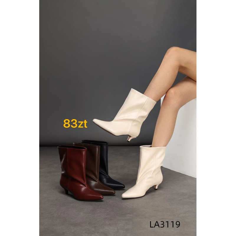 Buty Botki DAMSKIE(36-41,12par)Kolor Jak na zdzięciu