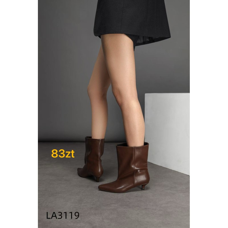 Buty Botki DAMSKIE(36-41,12par)Kolor Jak na zdzięciu