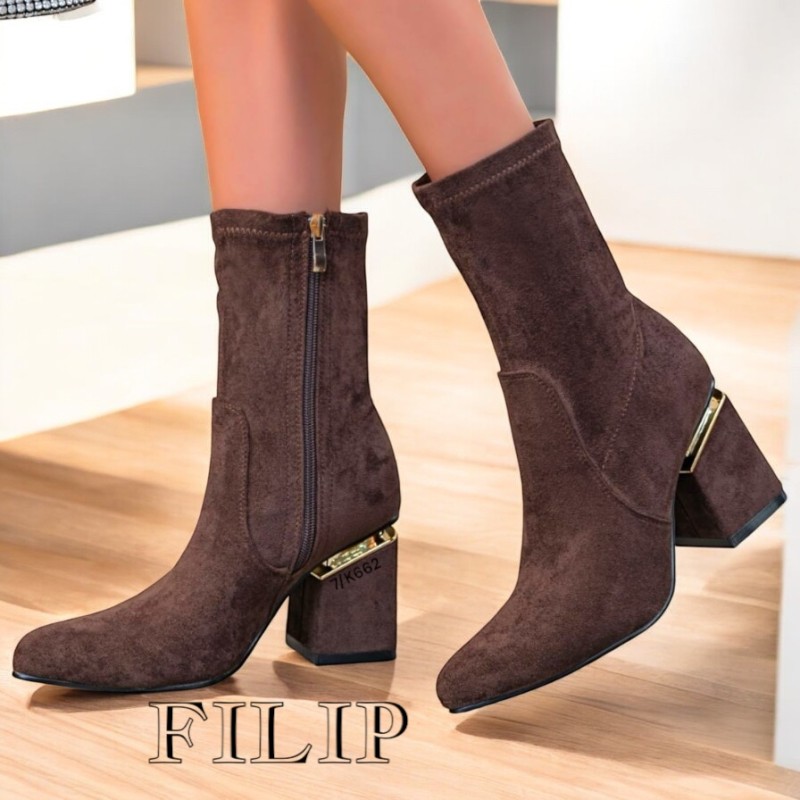 Buty Botki DAMSKIE(36-41,12par)Kolor Jak na zdzięciu