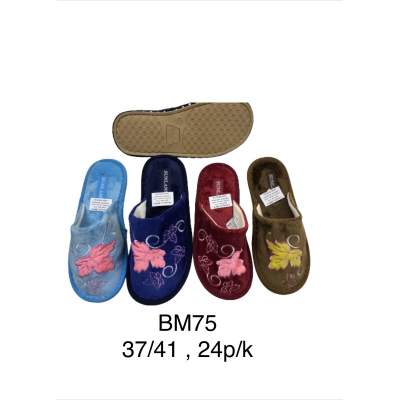 Buty Kapcie DAMSKIE (37-41,24par)Kolor Jak na zdzięciu