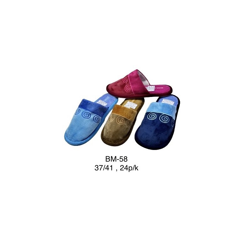 Buty Kapcie DAMSKIE (37-41,24par)Kolor Jak na zdzięciu