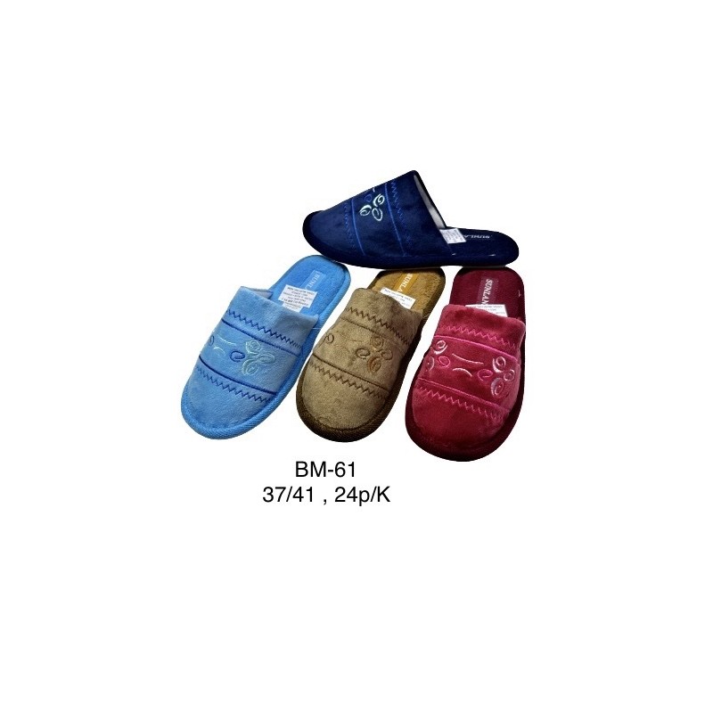 Buty Kapcie DAMSKIE (37-41,24par)Kolor Jak na zdzięciu