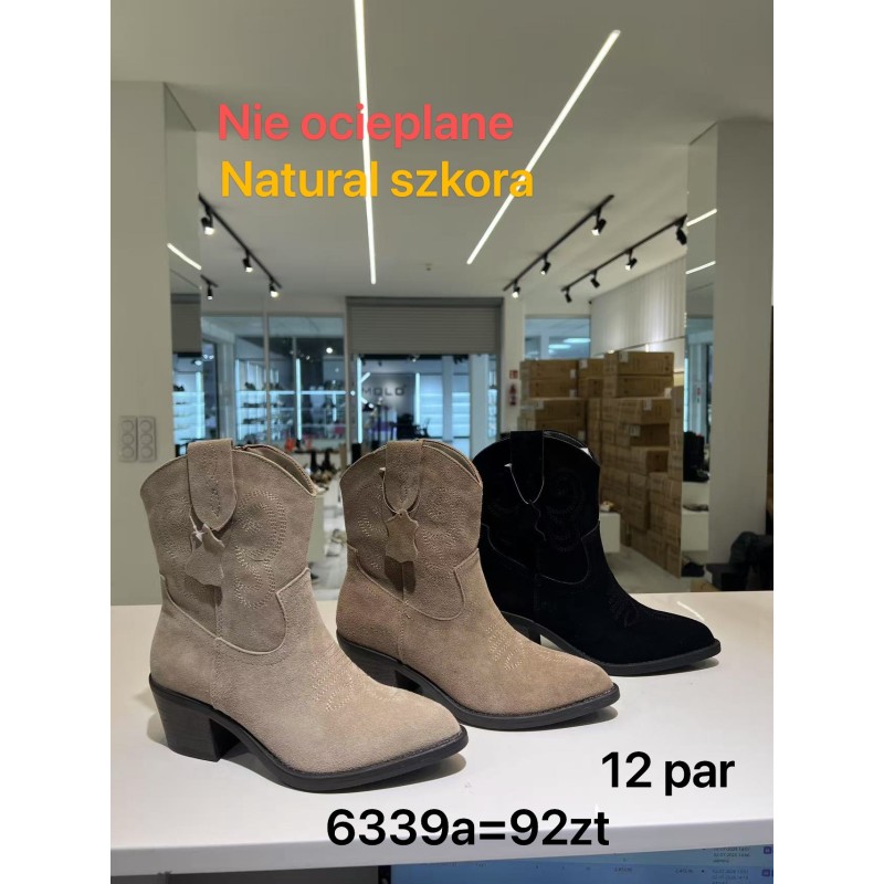 Buty Botki DAMSKIE(36-41,12par)Kolor Jak na zdzięciu