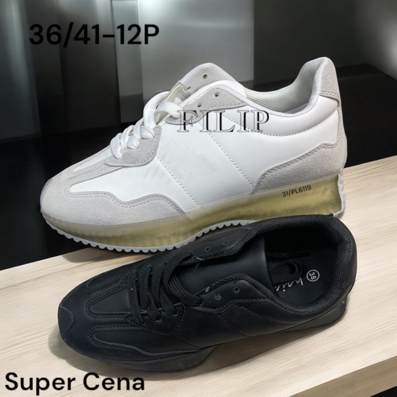 Buty Sportowe DAMSKIE(36-41,12par)Kolor Jak na zdzięciu