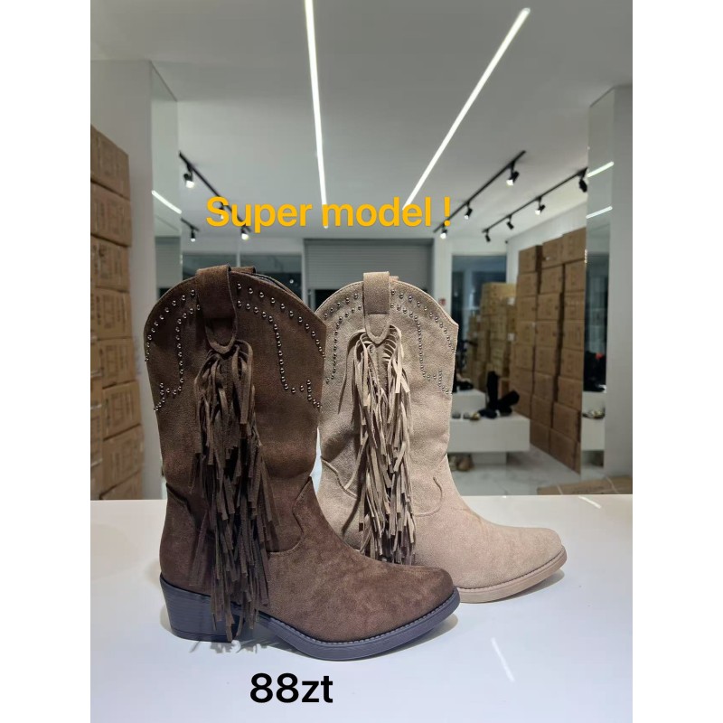Buty Botki DAMSKIE(36-41,12par)Kolor Jak na zdzięciu