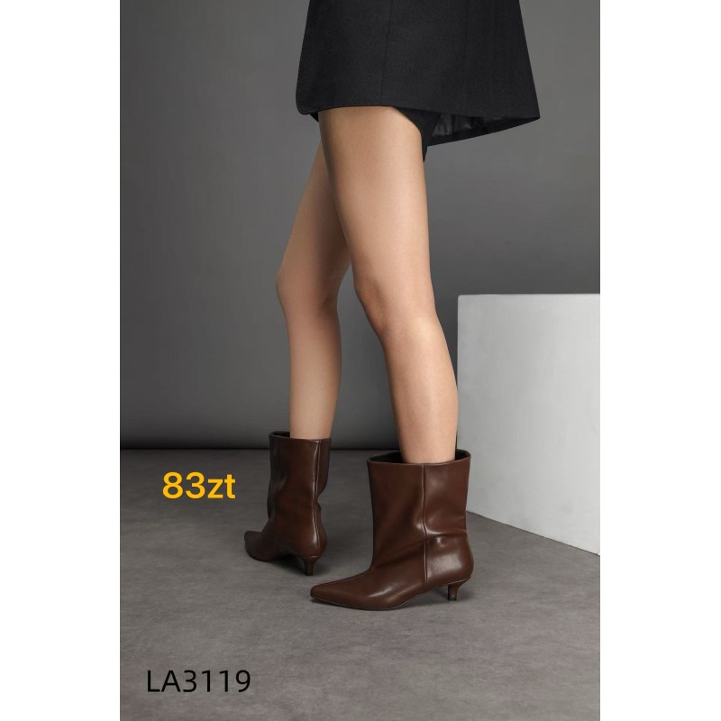 Buty Botki DAMSKIE(36-41,12par)Kolor Jak na zdzięciu