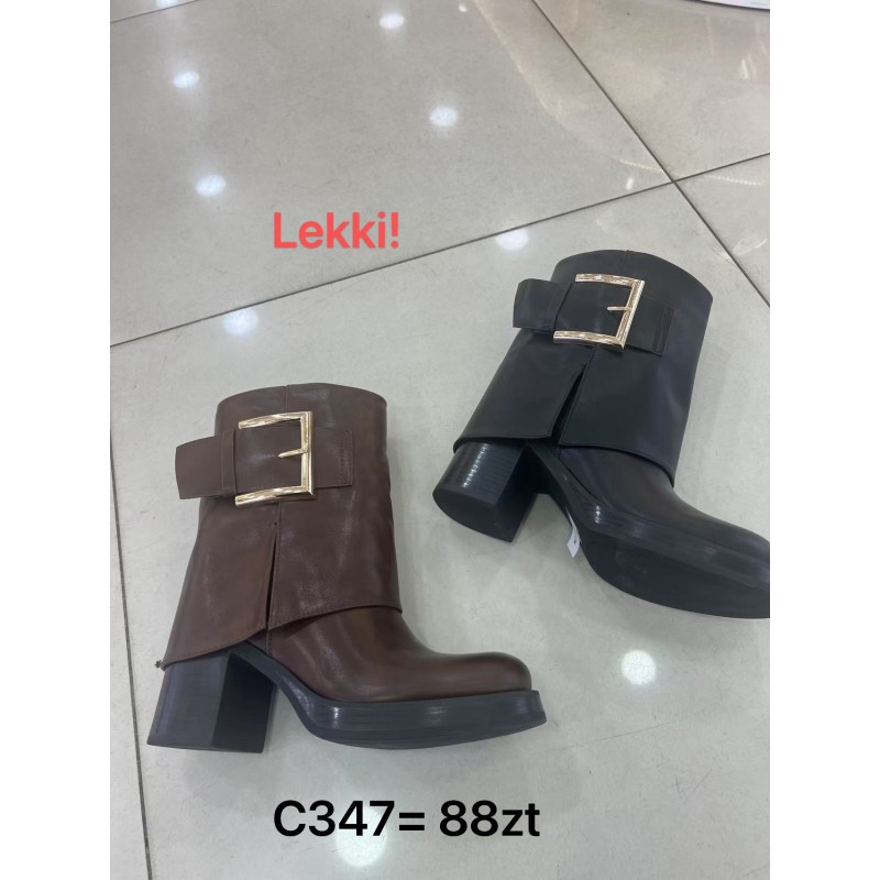 Buty Botki DAMSKIE(36-41,12par)Kolor Jak na zdzięciu