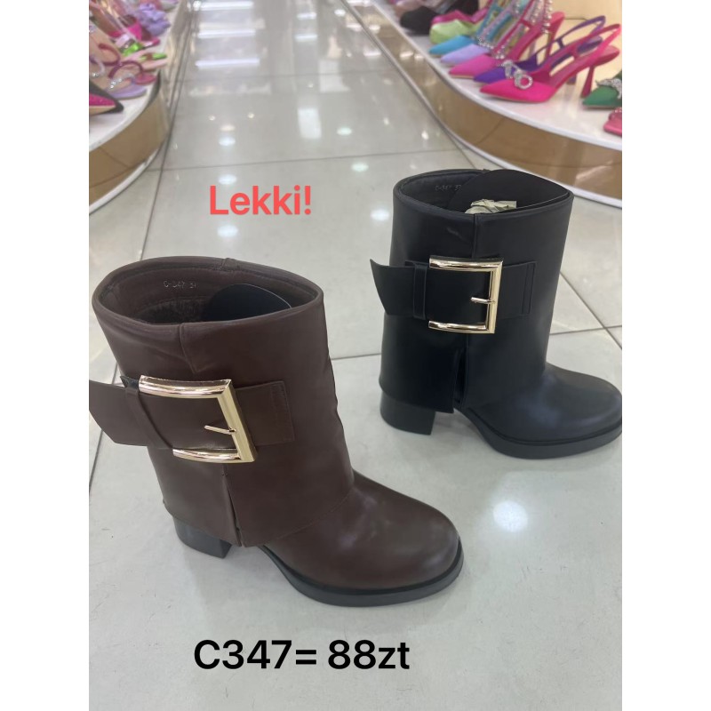 Buty Botki DAMSKIE(36-41,12par)Kolor Jak na zdzięciu