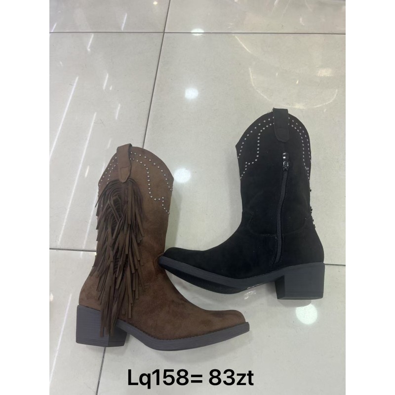 Buty Botki DAMSKIE(36-41,12par)Kolor Jak na zdzięciu