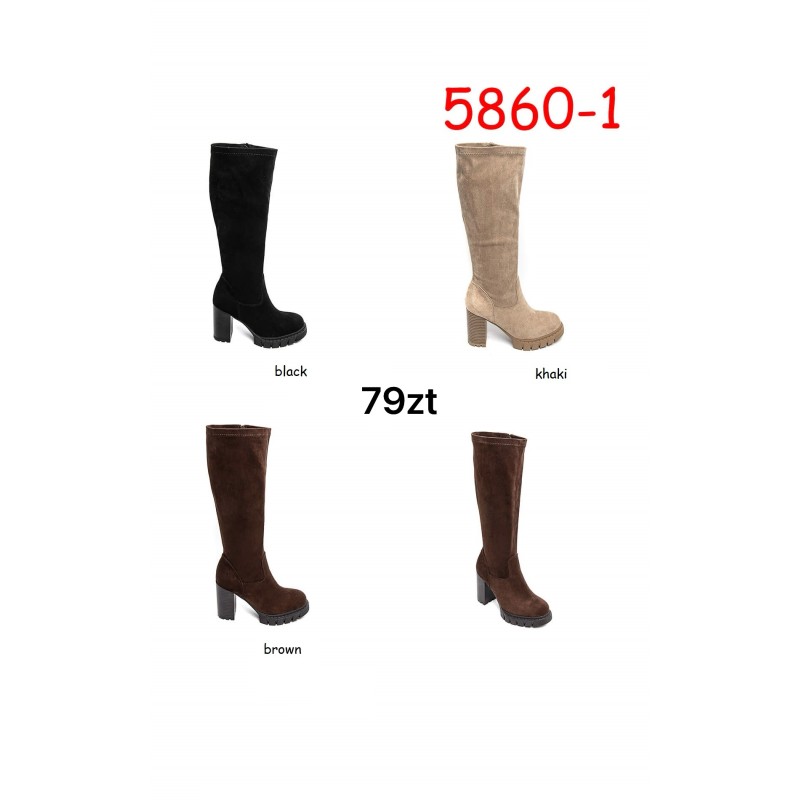 Buty Botki DAMSKIE(36-41,12par)Kolor Jak na zdzięciu