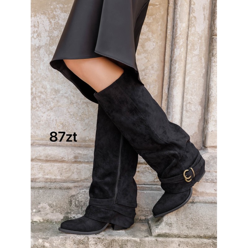 Buty Botki DAMSKIE(36-41,12par)Kolor Jak na zdzięciu