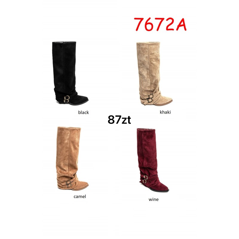 Buty Botki DAMSKIE(36-41,12par)Kolor Jak na zdzięciu
