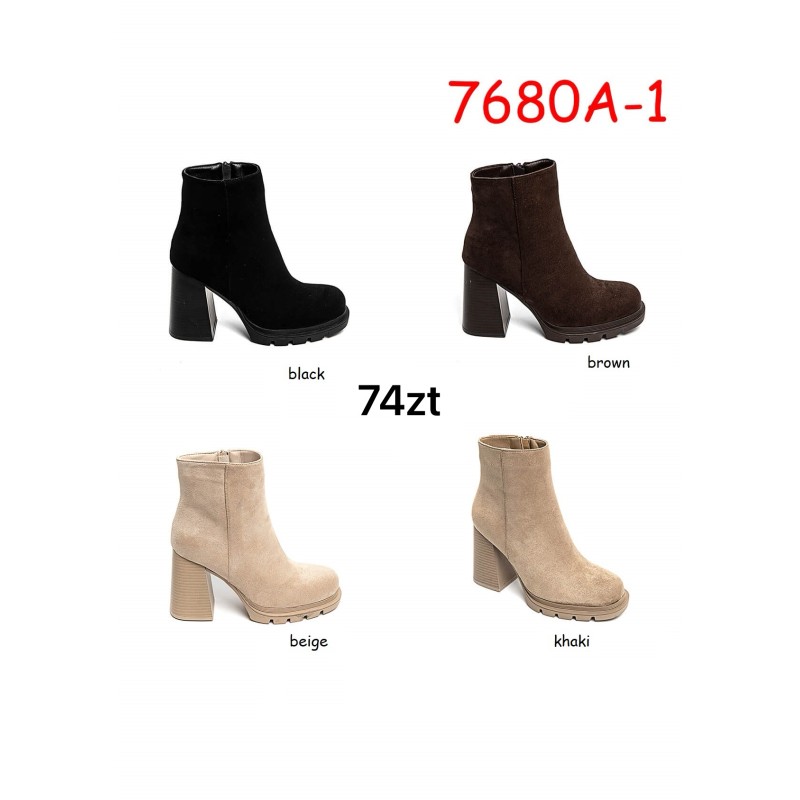 Buty Botki DAMSKIE(36-41,12par)Kolor Jak na zdzięciu