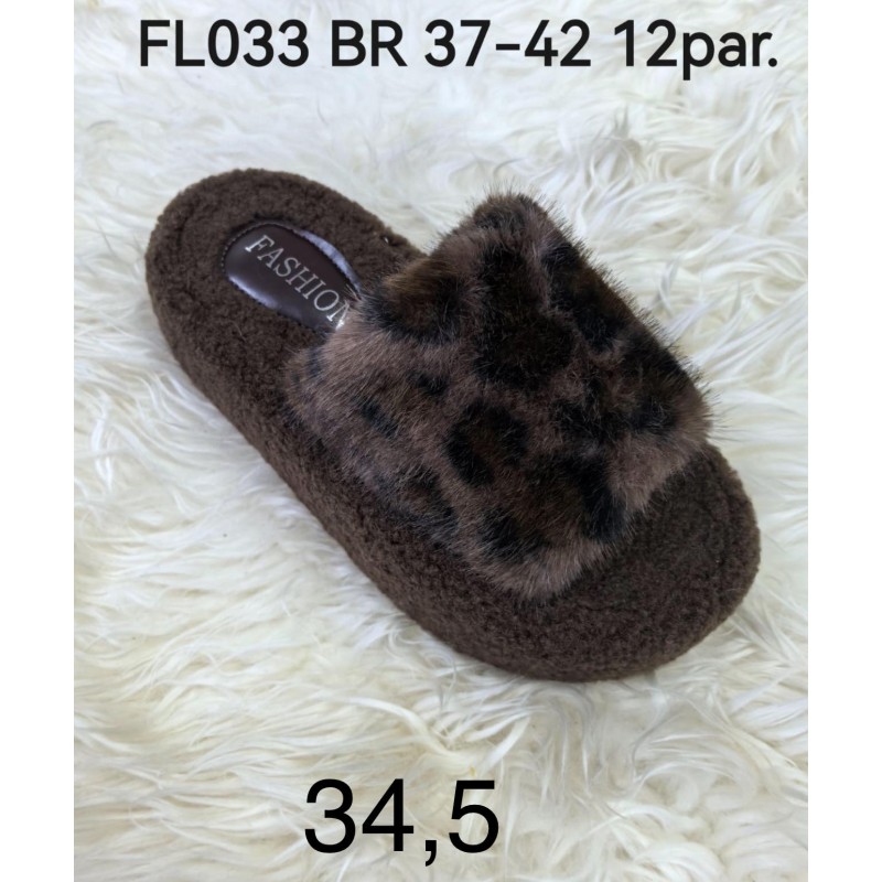 Buty Kapcie DAMSKIE(37-42,12par)Kolor Jak na zdzięciu
