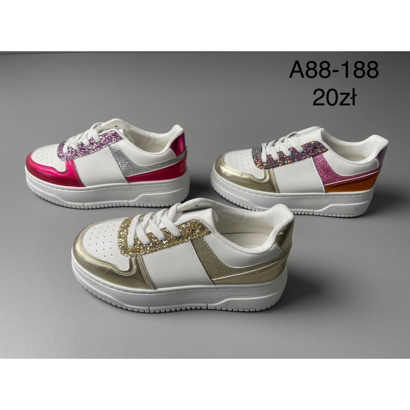 Buty Sportowe DAMSKIE(36-41,12par)Kolor Jak na zdzięciu