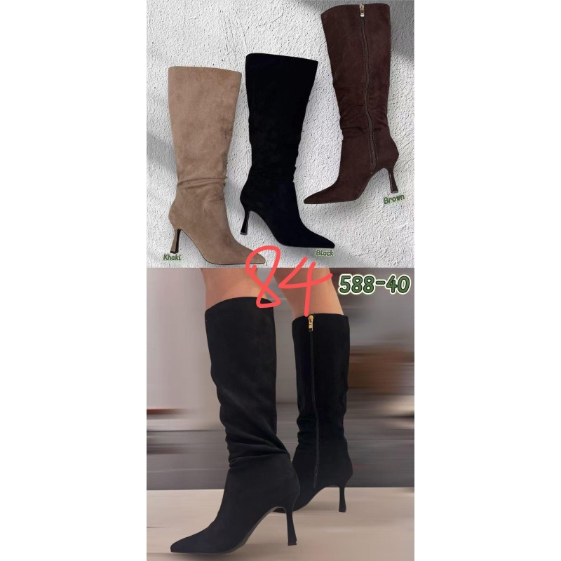 Buty Botki DAMSKIE(36-41,12par)Kolor Jak na zdzięciu