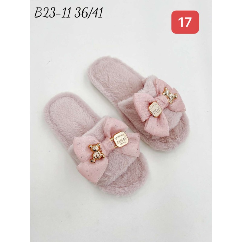 Buty Kapcie DAMSKIE(36-41,12par)Kolor Jak na zdzięciu
