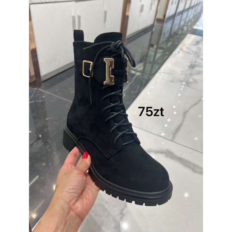 Buty Botki DAMSKIE(36-41,12par)Kolor Jak na zdzięciu