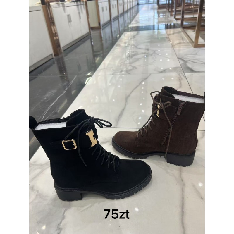Buty Botki DAMSKIE(36-41,12par)Kolor Jak na zdzięciu