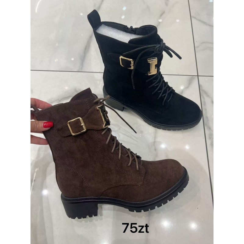 Buty Botki DAMSKIE(36-41,12par)Kolor Jak na zdzięciu