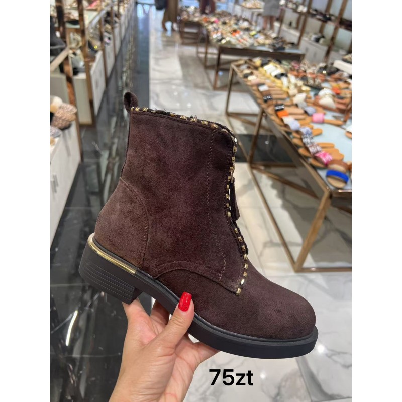 Buty Botki DAMSKIE(36-41,12par)Kolor Jak na zdzięciu