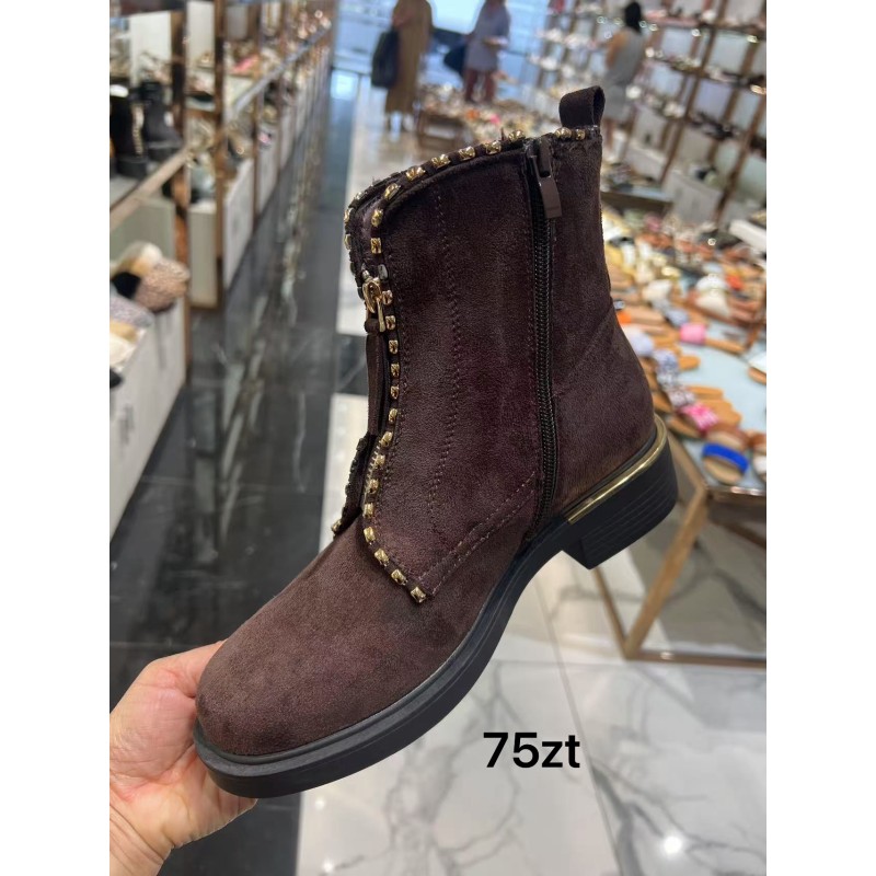 Buty Botki DAMSKIE(36-41,12par)Kolor Jak na zdzięciu