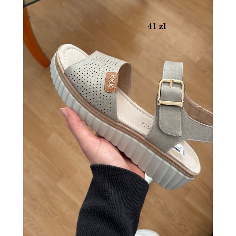 Buty Sandały Damskie(36-41, 12par)Kolor Jak na zdzięciu