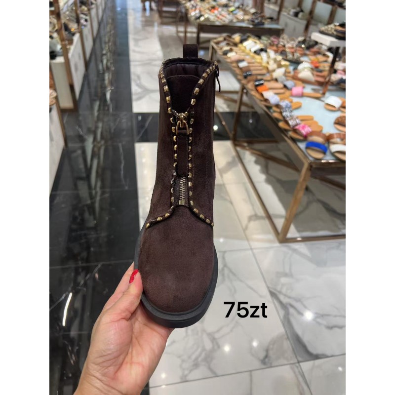 Buty Botki DAMSKIE(36-41,12par)Kolor Jak na zdzięciu