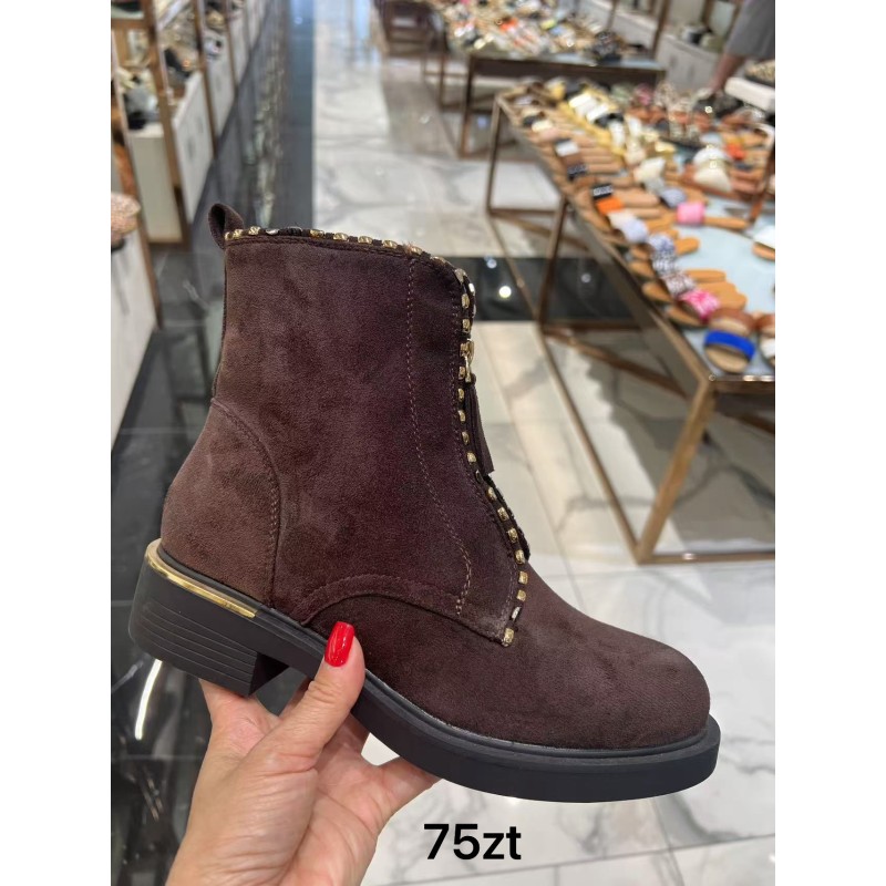 Buty Botki DAMSKIE(36-41,12par)Kolor Jak na zdzięciu