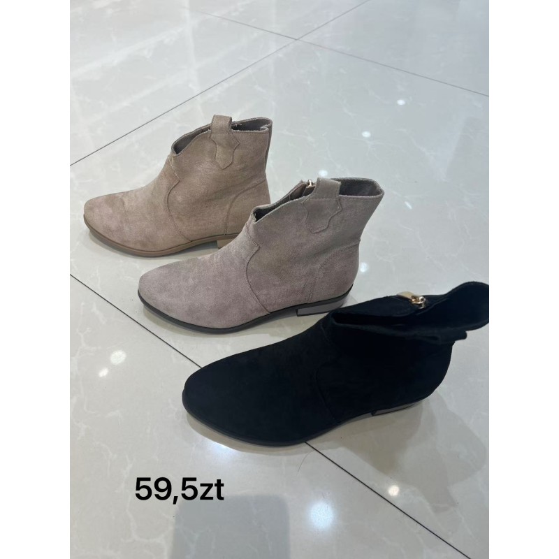 Buty Botki DAMSKIE(36-41,12par)Kolor Jak na zdzięciu