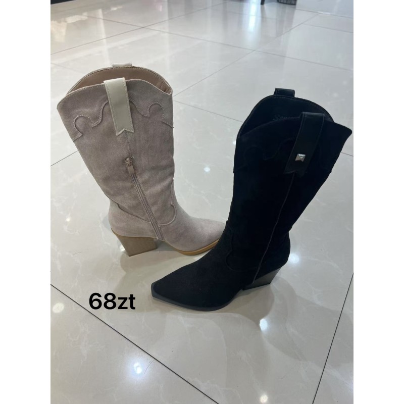 Buty Botki DAMSKIE(36-41,12par)Kolor Jak na zdzięciu