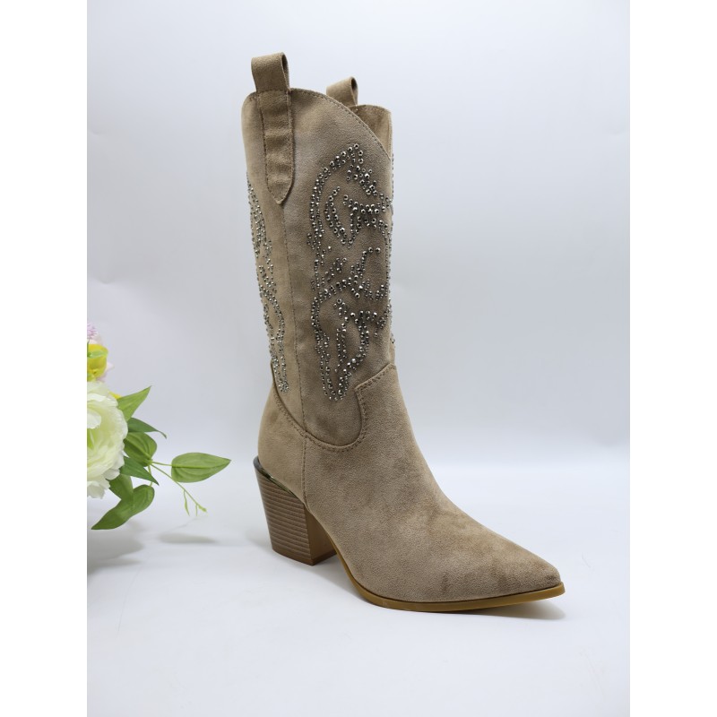 BOTKI DAMSKIE . SIZE: 36-41 (12 PAR/PACZKA) KOLOR JAK NA ZDZIĘCIU
