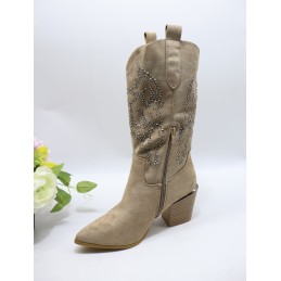 BOTKI DAMSKIE . SIZE: 36-41 (12 PAR/PACZKA) KOLOR JAK NA ZDZIĘCIU