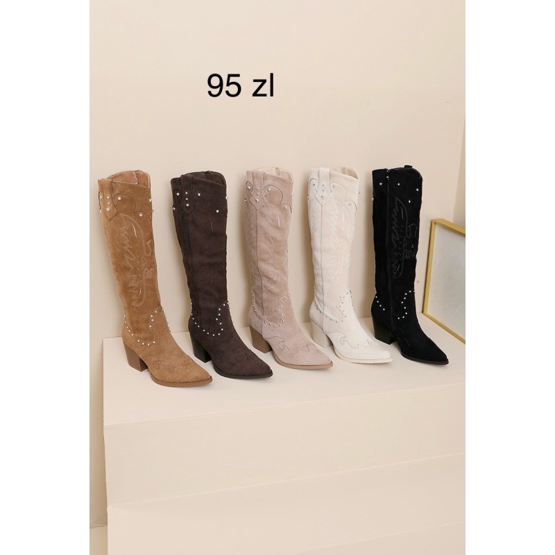 Buty Botki DAMSKIE(36-41,12par)Kolor Jak na zdzięciu