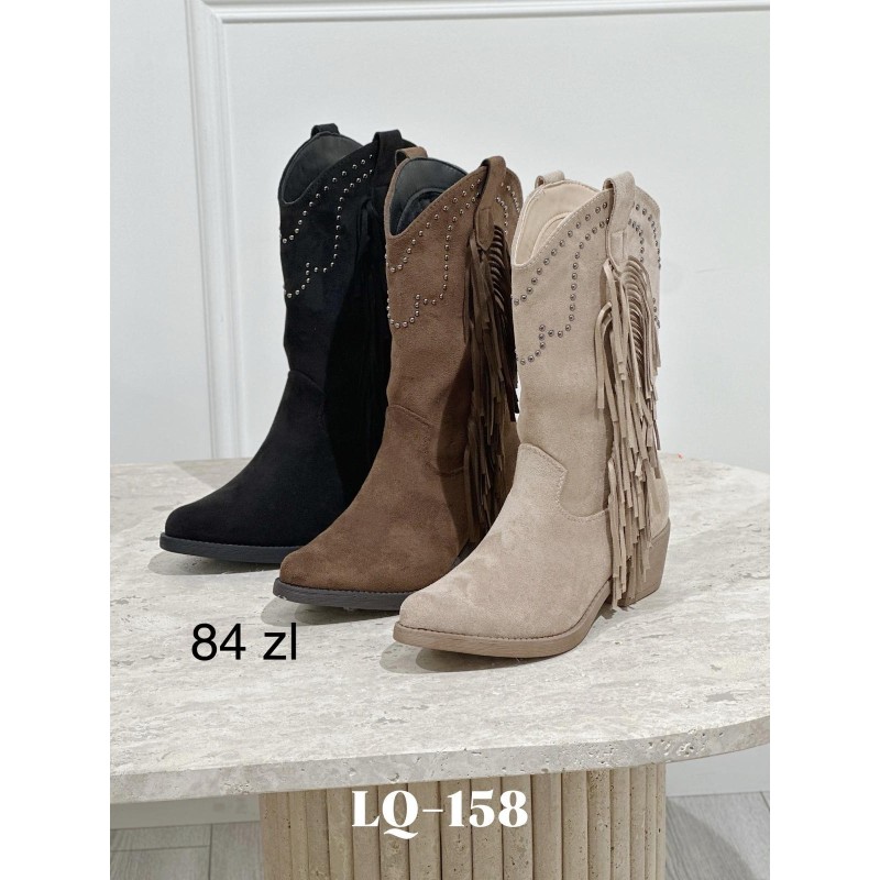 Buty Botki DAMSKIE(36-41,12par)Kolor Jak na zdzięciu