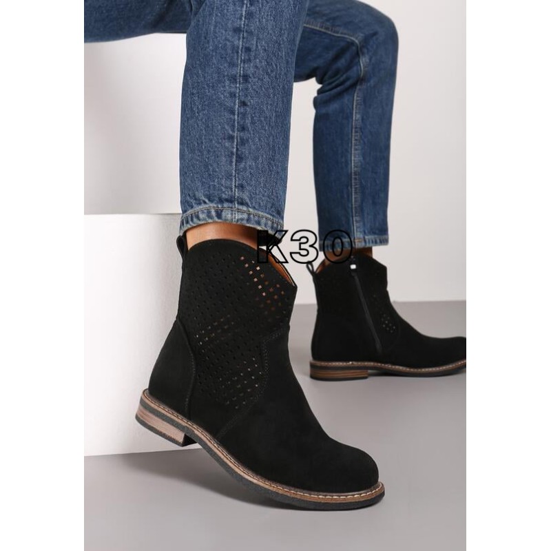 Buty Botki DAMSKIE(36-41,12par)Kolor Jak na zdzięciu